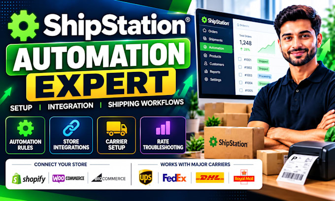 set up and automate shipstation shipping and integrations