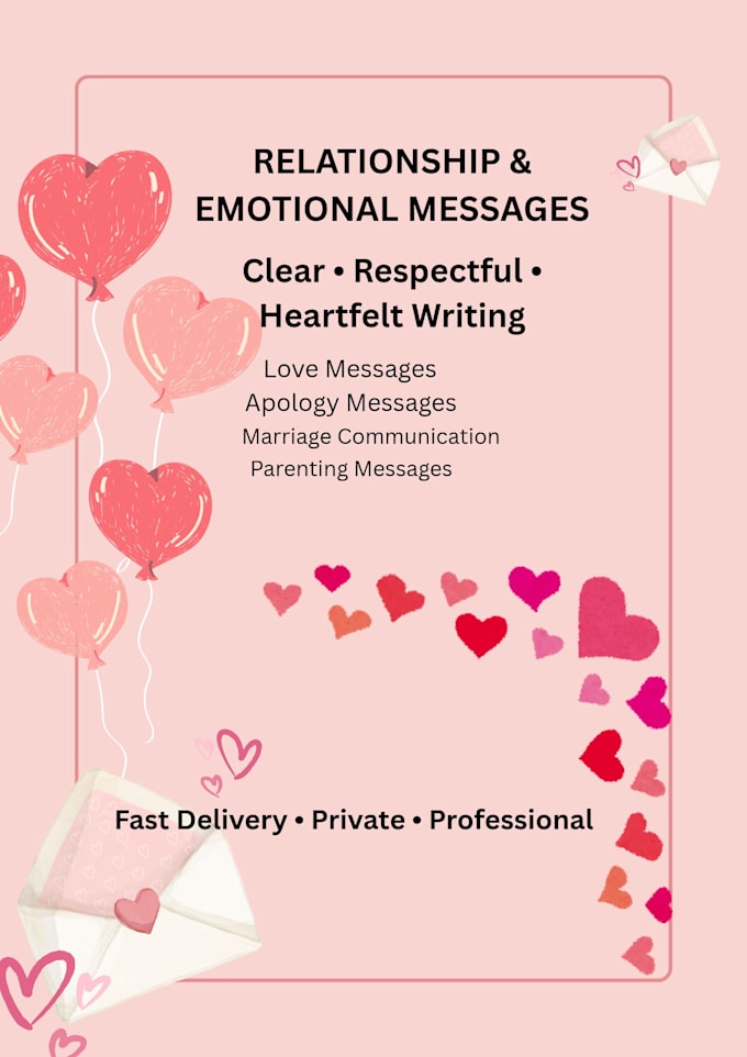 write relationship, marriage, and parenting messages for you