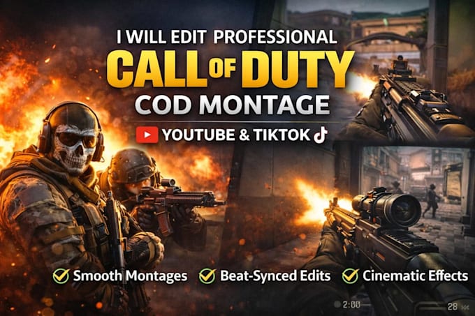 make your cod montage, valorant,and any game at a pro level