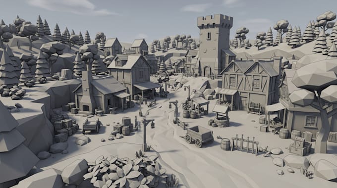 create 3d game assets objects characters accessories wearable for roblox game