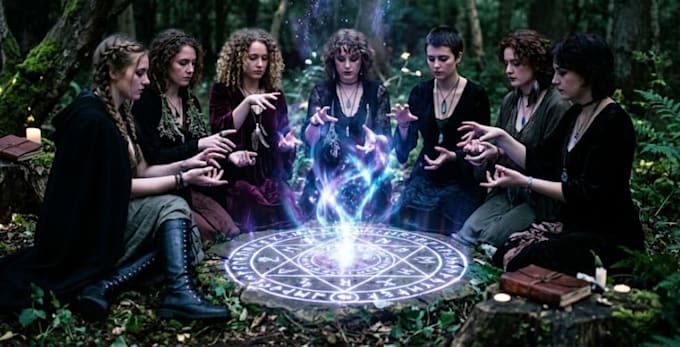 cast a power black magic spell with my witches coven