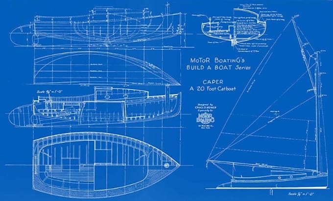 create 2d blueprints and naval architecture layouts for ships