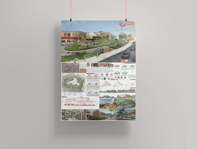 design architectural presentation boards, panels, and posters