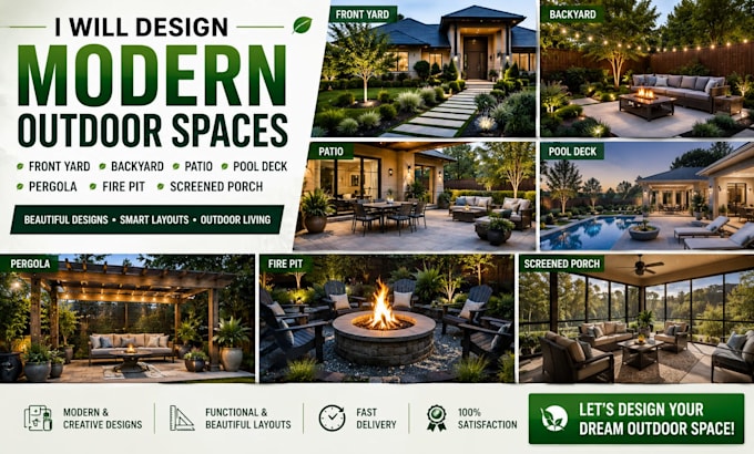 design modern front yard backyard patio pool deck