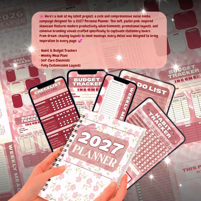 design aesthetic and high converting digital planners