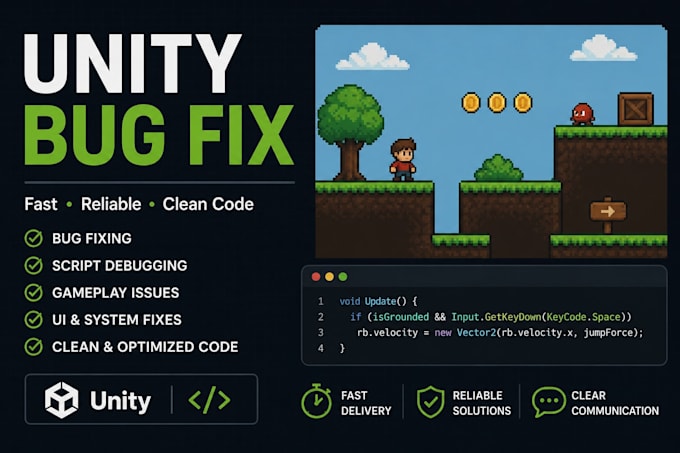 fix bugs in your unity c sharp game fast and efficiently