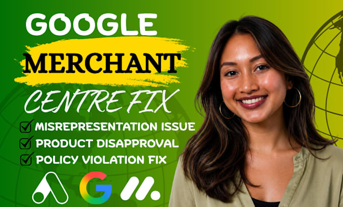 fix shopify google merchant center suspension, misrepresentation and gmc issues
