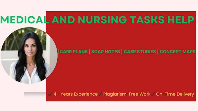 write nursing case studies, concept maps and progress notes