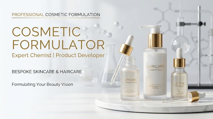 be your cosmetic formulation chemist and cosmetic formulator