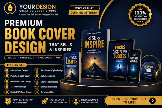 create stunning 3d book mockups for ebook and paperback covers