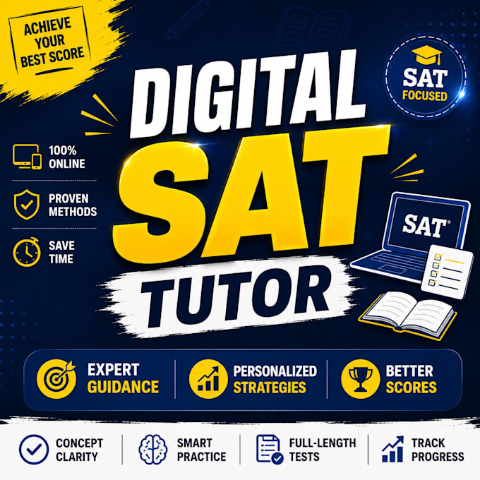 be your one on one digital sat tutor and I will boost your score