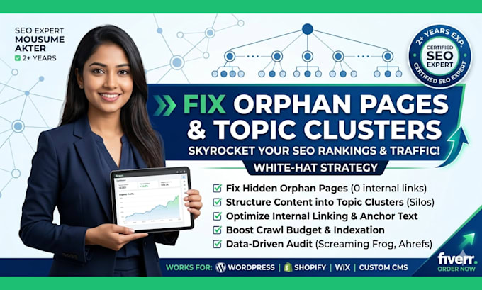 optimize your website structure with topic clusters and fix orphan pages