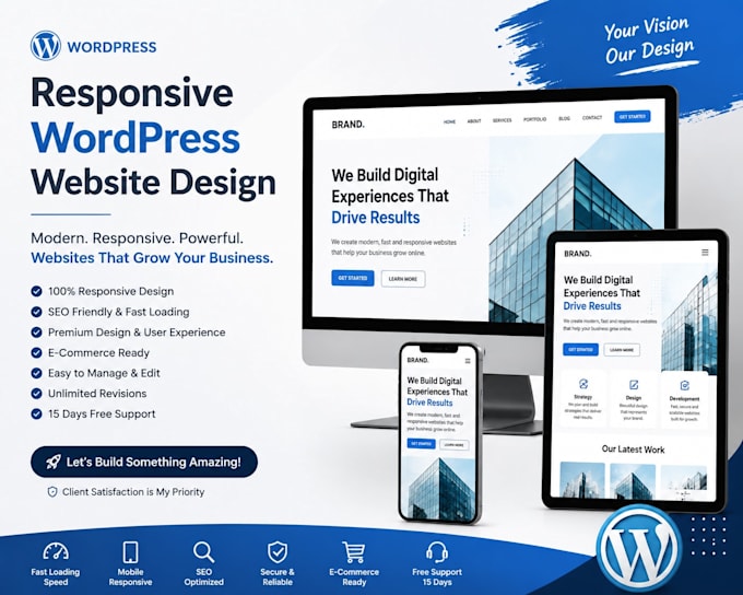 design a responsive wordpress website that converts visitors