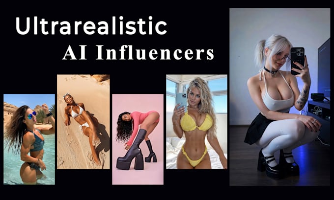 create a realistic ai influencer and 4k ugc content