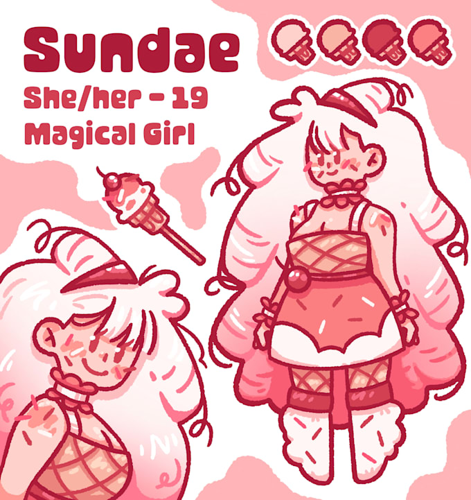 create a character design sheet for your oc