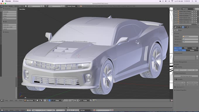 design custom 3d car model truck model, widebody kit automotive