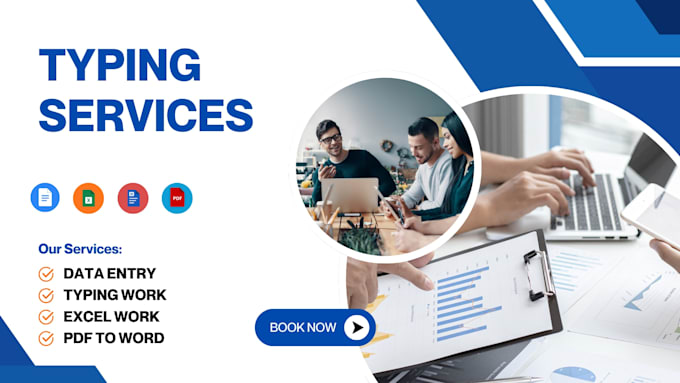 be your professional typist for fast typing services