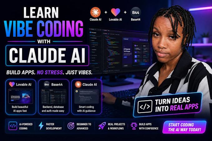 be you claude tutor, vibe coding tutor, base44, lovable ai,