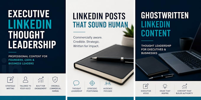 write executive linkedin thought leadership posts
