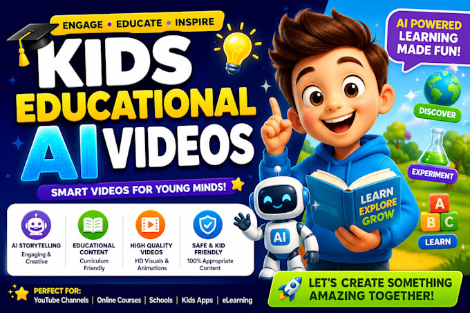 create educational ai videos for children
