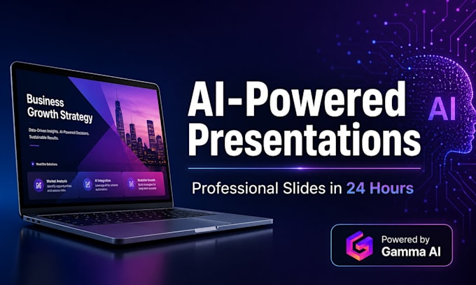 design a professional ai powered presentation using gamma