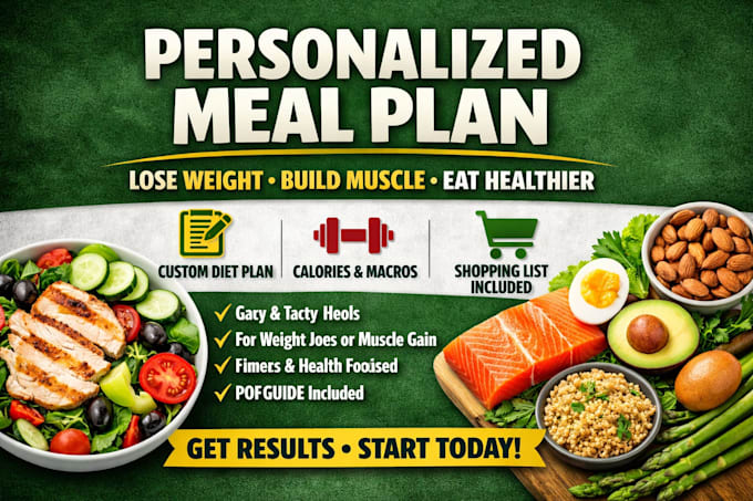 create a personalized meal plan for weight loss or muscle gain