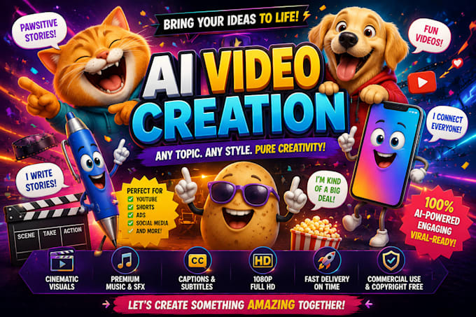 create ai animated videos