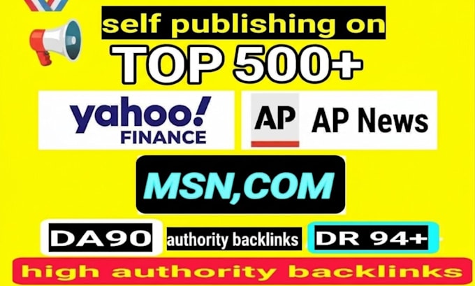 publish your article on yahoo finance apnews,com streetinsider msn,com