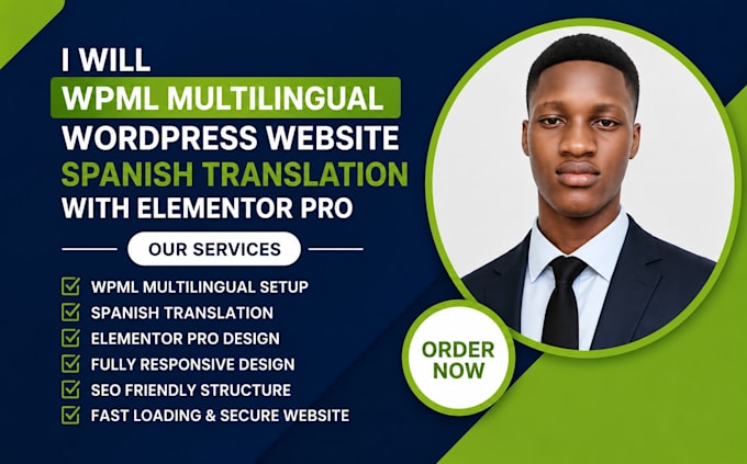wpml multilingual wordpress website spanish translation with elementor pro