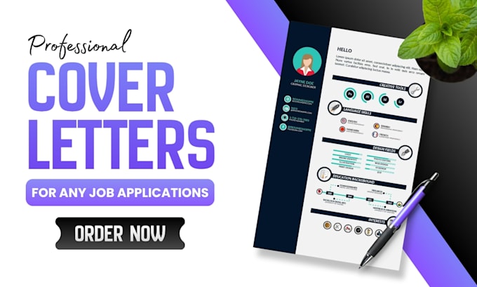 write a professional cover letter for any job application