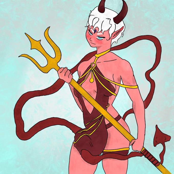 draw custom anime or fantasy character