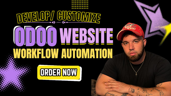develop or customize  odoo website for workflow automation funnel setup