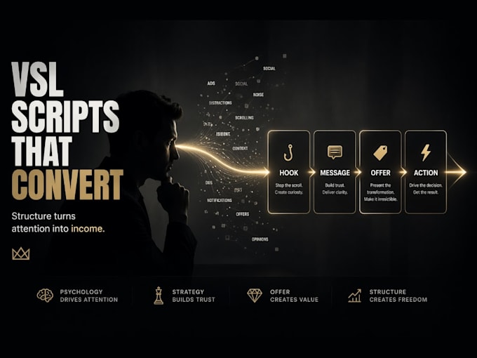 write high conversion vsl scripts for coaches and online businesses