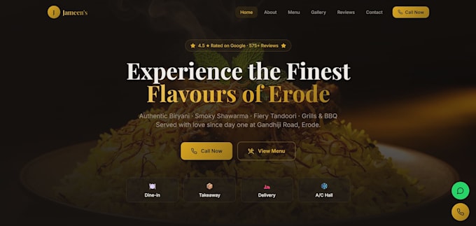 build a modern responsive frontend website using react