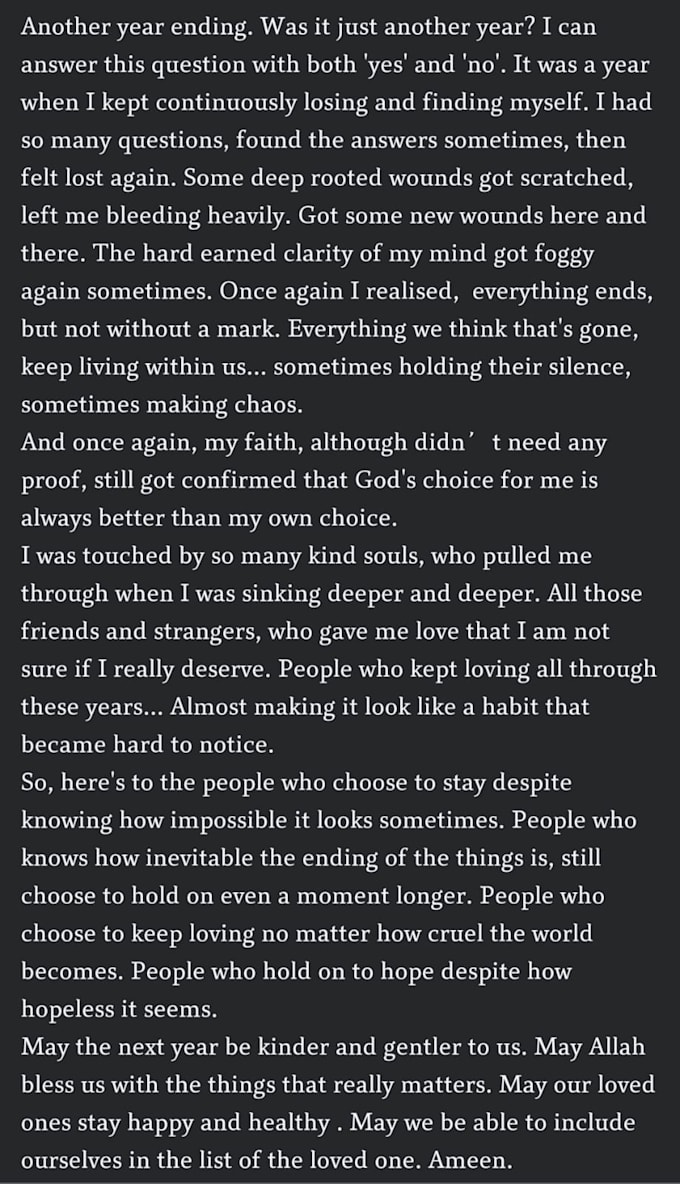write you anything that you have in mind