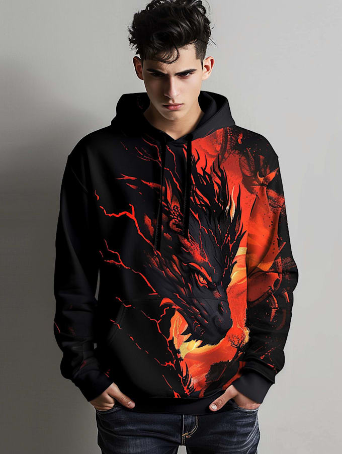 make trendy streetwear hoodie design