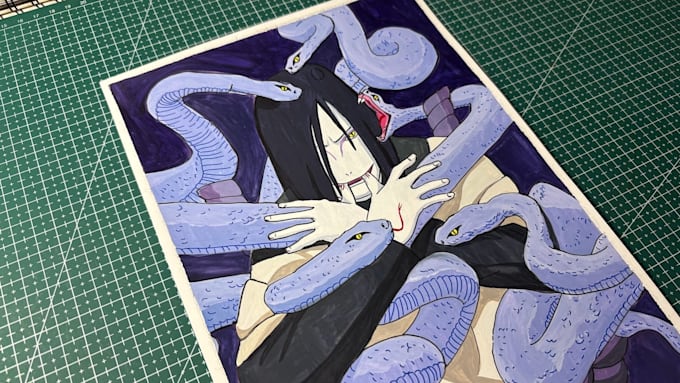 create anime or cartoon character drawings