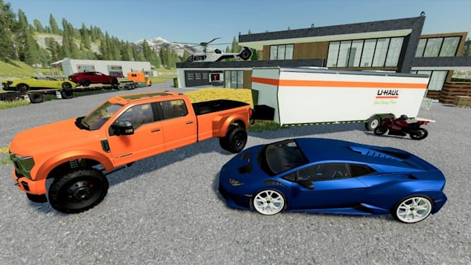 create and optimize custom ets2, ats, fs22, and beamng mods for your server