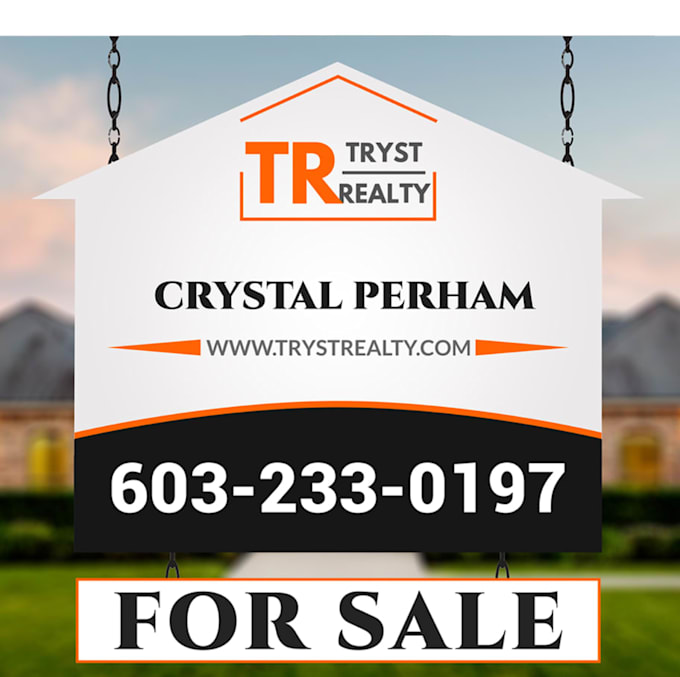 design professional real estate yard sign