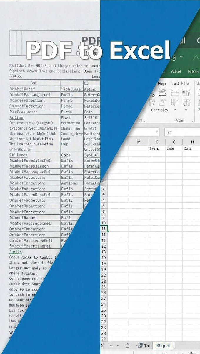convert PDF to excel spreadsheet accurately in 24 hours