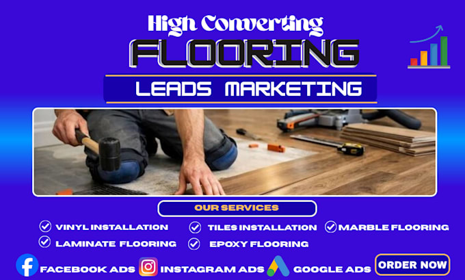 generate exclusive flooring leads epoxy facebook ads flooring  google ads