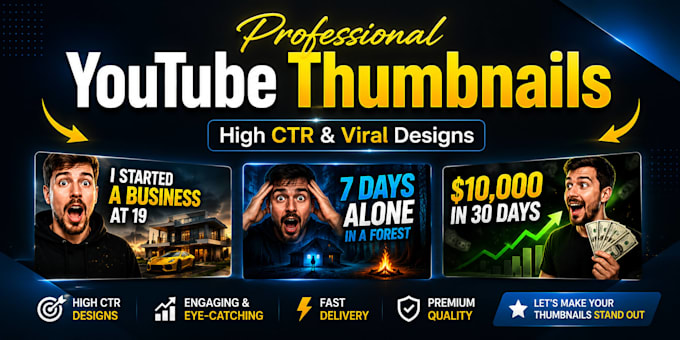 create viral youtube thumbnails in mrbeast style