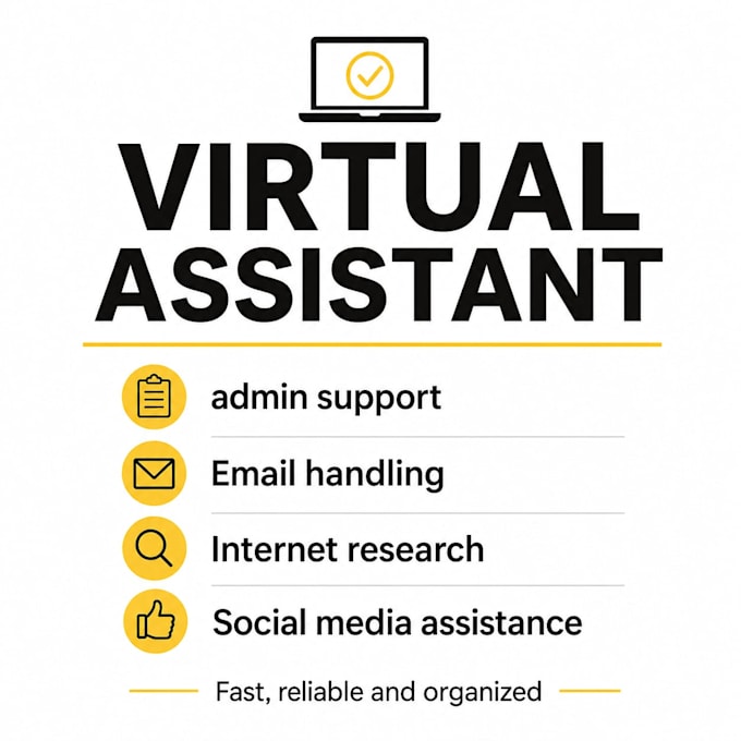 be your virtual assistant for admin and email support