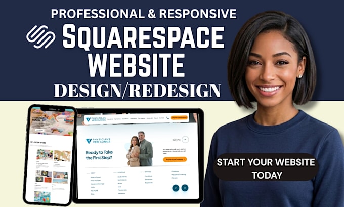 build squarespace website design squarespace redesign website development