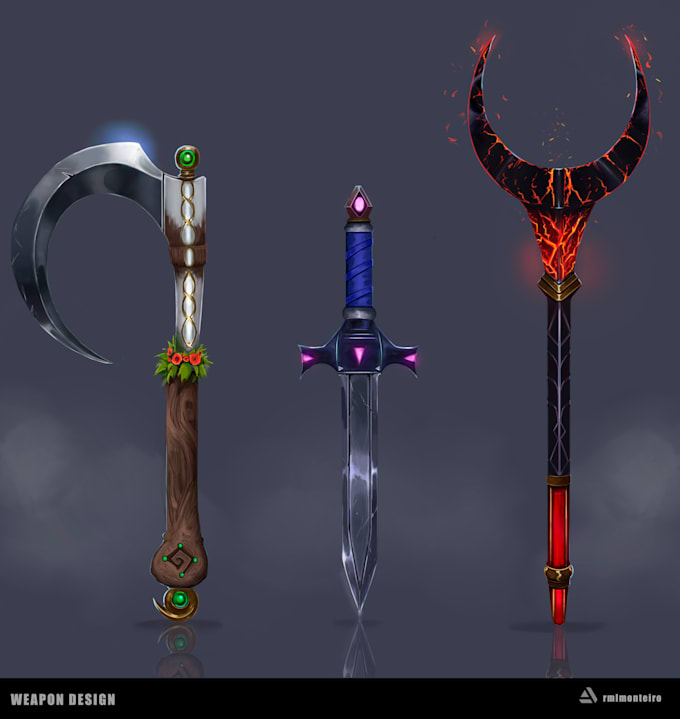 create props and weapons for you