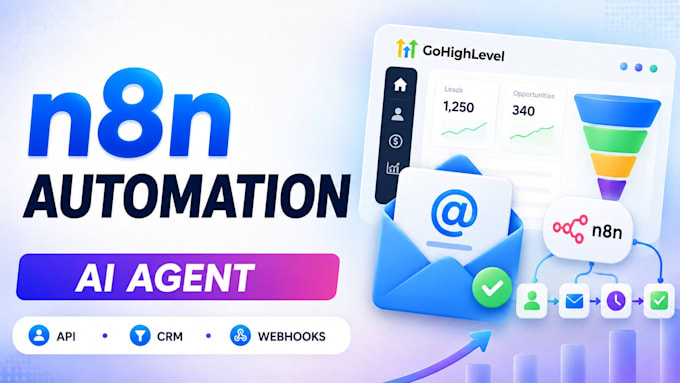 build n8n automation, n8n workflow automation, ai agent, api integration