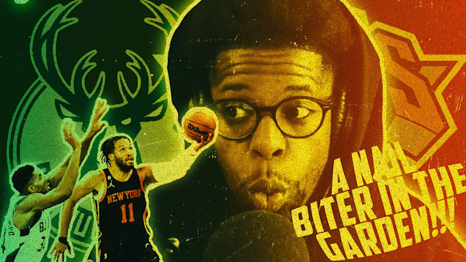 create a cool youtube sports thumbnail
