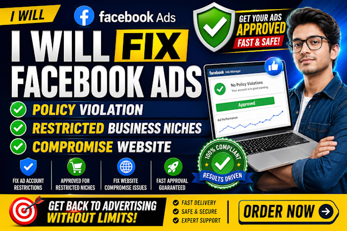 fix, and get your rejected facebook ads approved