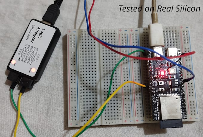 write, debug, and optimize custom firmware for esp32, stm32, or avr