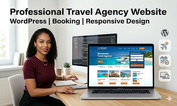 create wordpress website for travel agency